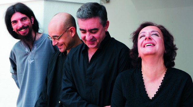 Luisa Amaro (da direira para a esquerda) com António Eustáquio, Gonçalo Lopes e Baltazar Molina